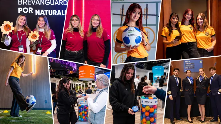 Promotoras y facilitadores en distintos eventos